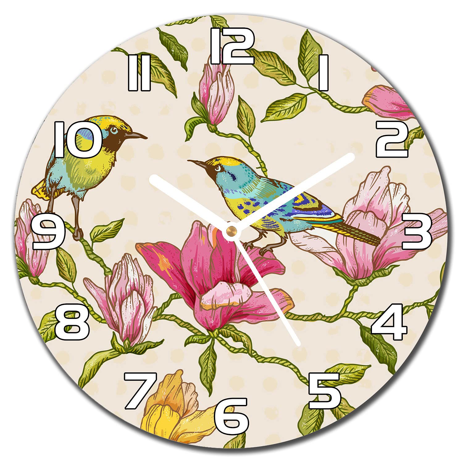 Horloge en verre de sécurité Coloray 30 cm finition moderne chic