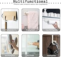 Vista 6 de Pack of 10 Wall Mounted Hat Hooks/Hat Rack Baseball Caps/Holds 10+ Hats/L-Shaped Hat Rack Baseball Caps/Modern Wall Mounted Hat Rack Closet Organizer