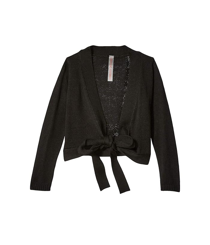 Capezio Kids  Wrap Sweater (Toddler/Little Kids/Big Kids) (Black) Girls Clothing