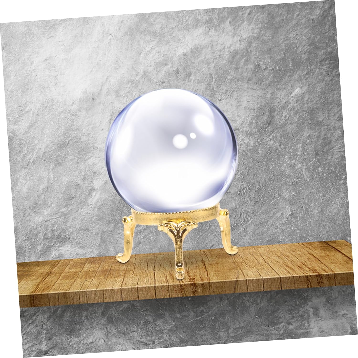 VALICLUD Metal Crystal Ball Display Stand 2 Pcs for Desktop Sphere