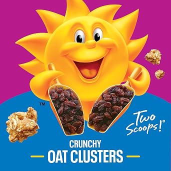 Kellogg's Raisin Bran Crunch Breakfast Cereal, Good Source of Fiber, Family Size, 20.7 oz