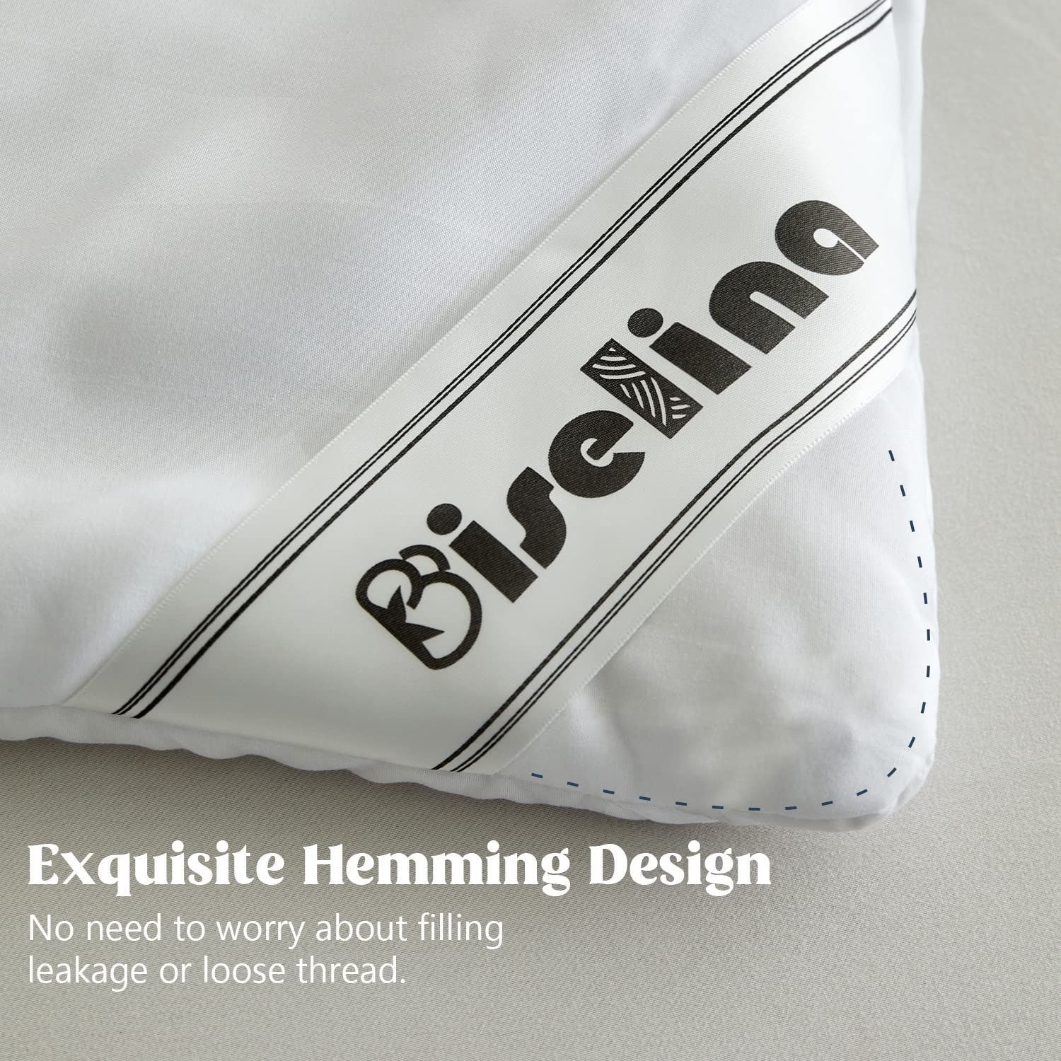 BISELINA Trapunta Piumino In Microfibra – Morbida, Imbottitura 260g/m², Con Nastri Angolari, King Size 260x239 Cm - 5