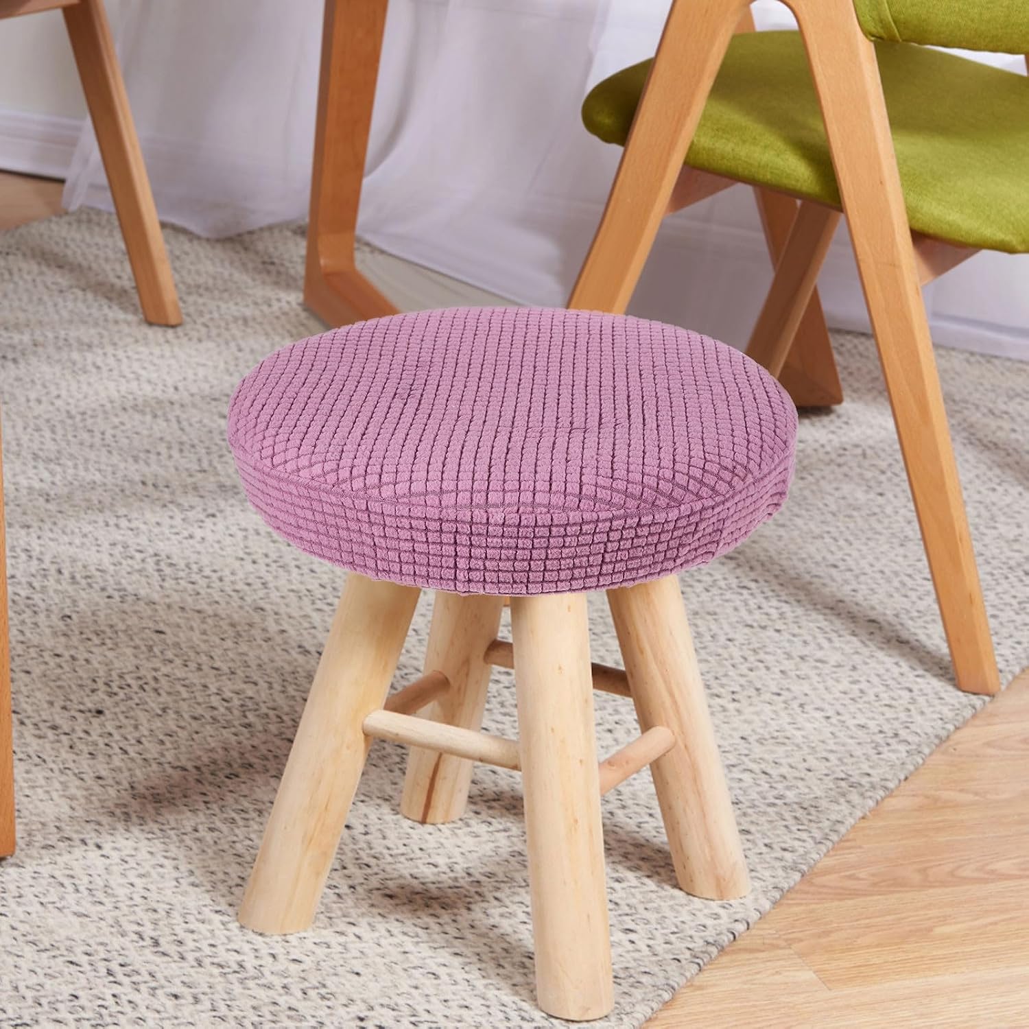 Cabilock Chair Cover Stool Protector Spandex Elastic Stretchy Polyester