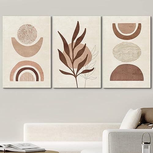 Miniatura 7 de wall26 Juego de lienzos enmarcados para pared, acuarela, cactus del desierto del suroeste, naturaleza silvestre, ilustraciones modernas, arte