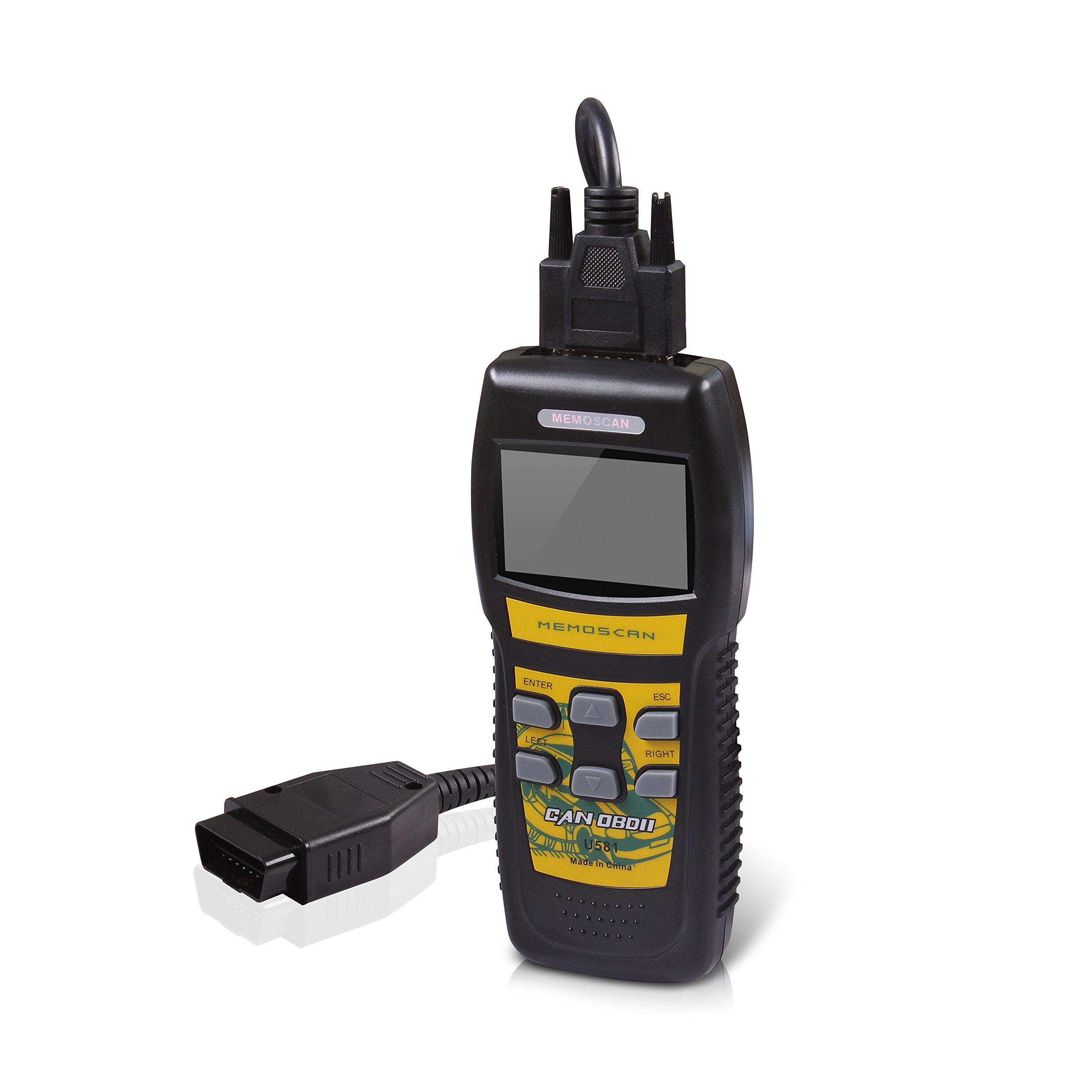 Xtool U581 Live Data OBD2 Can Bus Car Diagnostic Scan Tool for OBDII Vehicles - Black