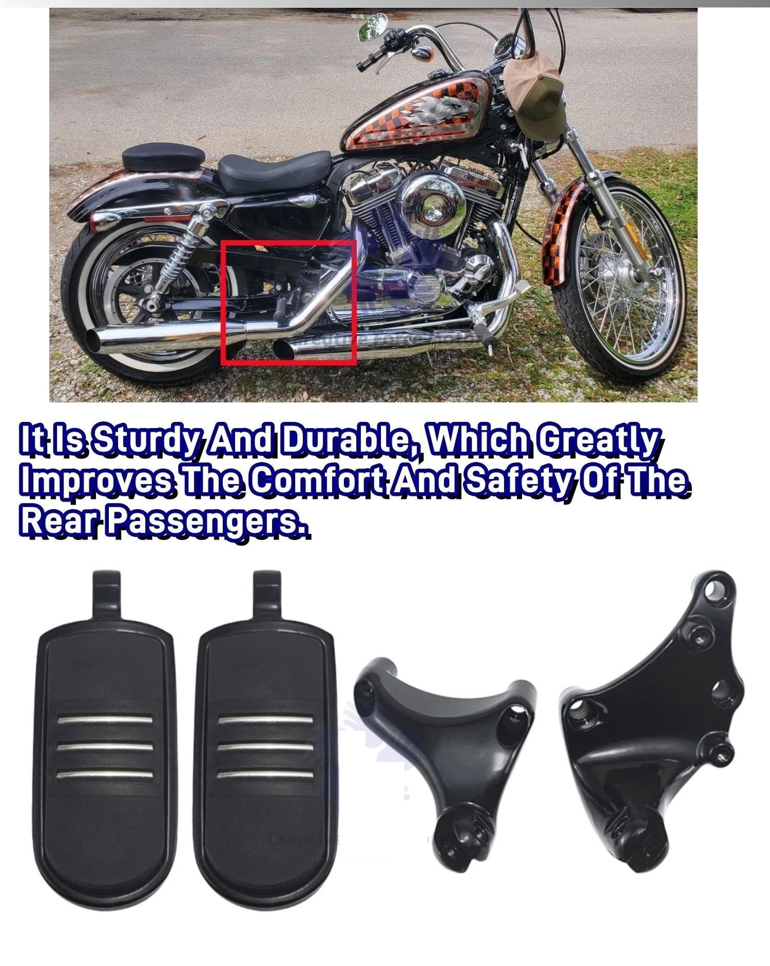Amazon | バイク用フットレスト ハーレー スポーツスター XL1200 14-22