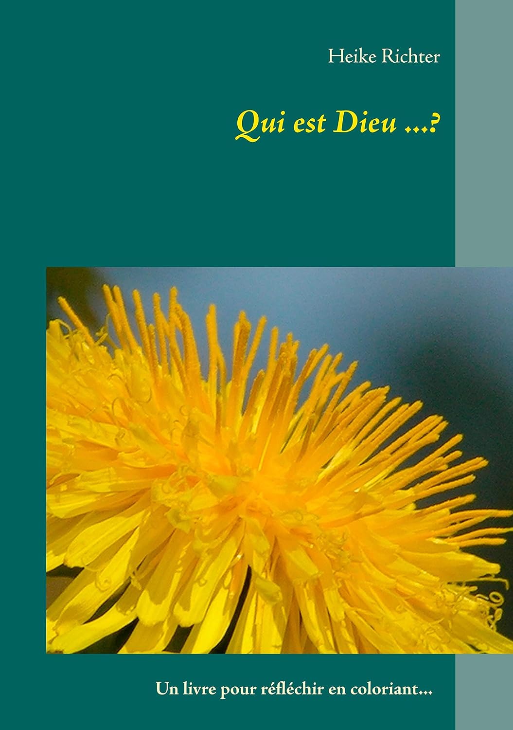 Qui Est Dieu Books On Demand Un Livre Pour R Fl Chir En Coloriant