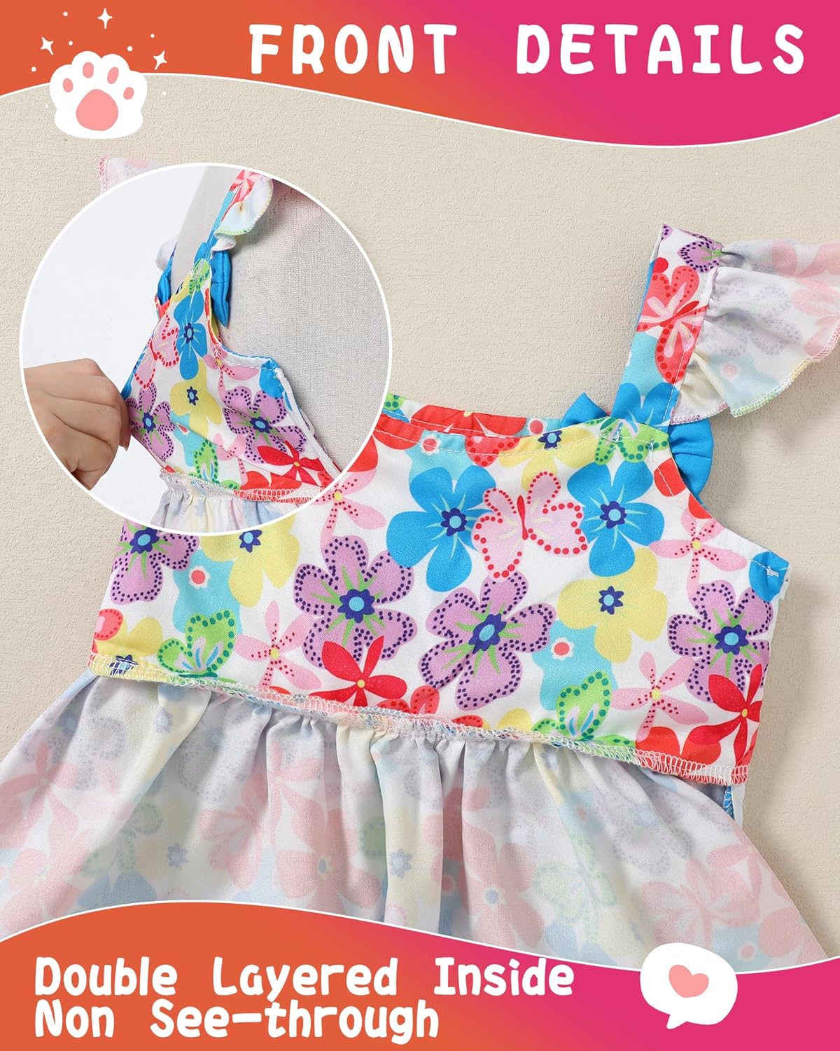 Baby Girl Dress Newborn Girls Summer Boho Dresses Infant Sleeveless Flower Sundress Todddler Baby Clothes - Image 6