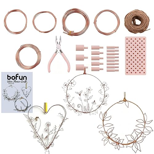 BoFUN Wreath Craft Kit for Adult, Women, Teens, DIY Wire