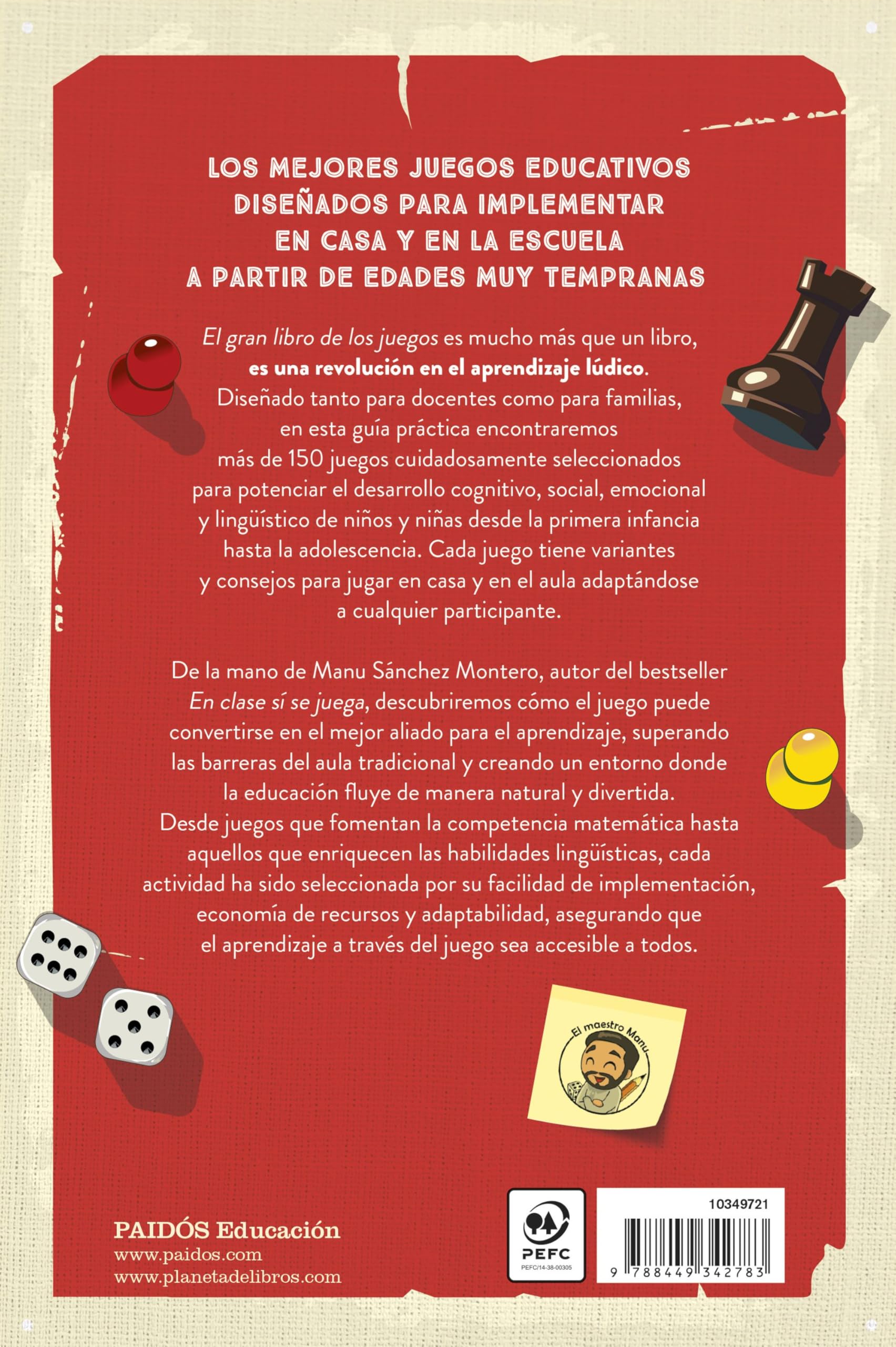 El gran libro de los juegos: Más de 150 juegos para aprender jugando con números y letras (Educación)