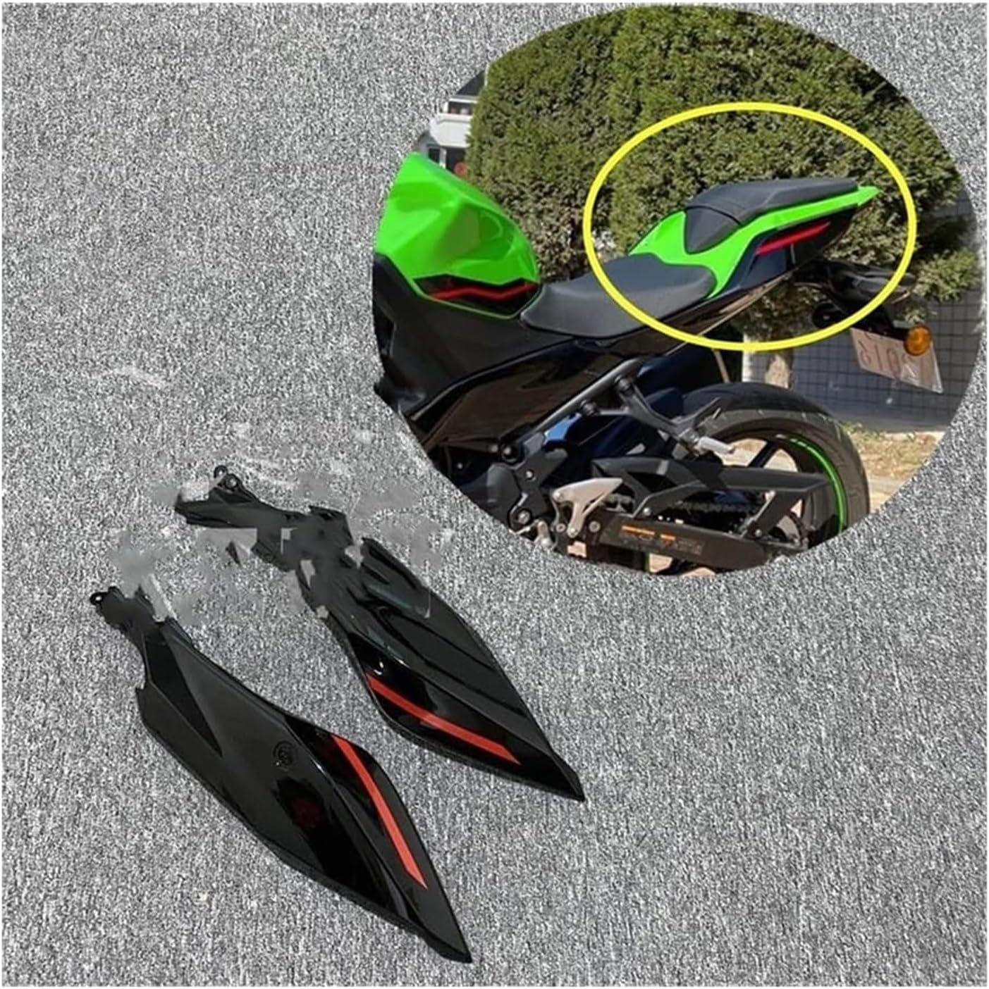 オートバイサイドフェアリング 用 カワサキ 用 ニンジャ 400 2018-2021
