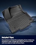 for Chrysler Pacifica Voyager Floor Mats 7/8 Passenger 2017-2026, No Hybrid | All Weather Car Set,Front Rear Floor Liner Cargo, Car Interior Accessories,Heavy Duty, Waterproof, Non Slip,Easy Clean