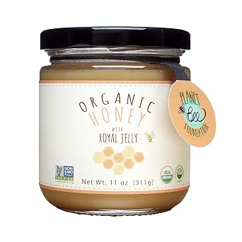 GREENBOW Organic, Certified GMP, Honey with Royal Jelly 11oz