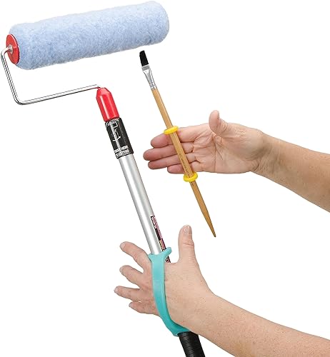 Miniatura 9 de EaZyHold Brazalete universal de silicona, ayuda adaptativa para agarre débil, soporte de movilidad limitada para la vida diaria, paquete de 9