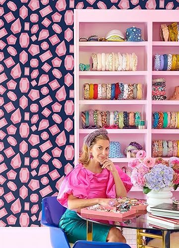 Vista 13 de LeLe Sadoughi Gems Peel & Stick - Papel tapiz (marfil)