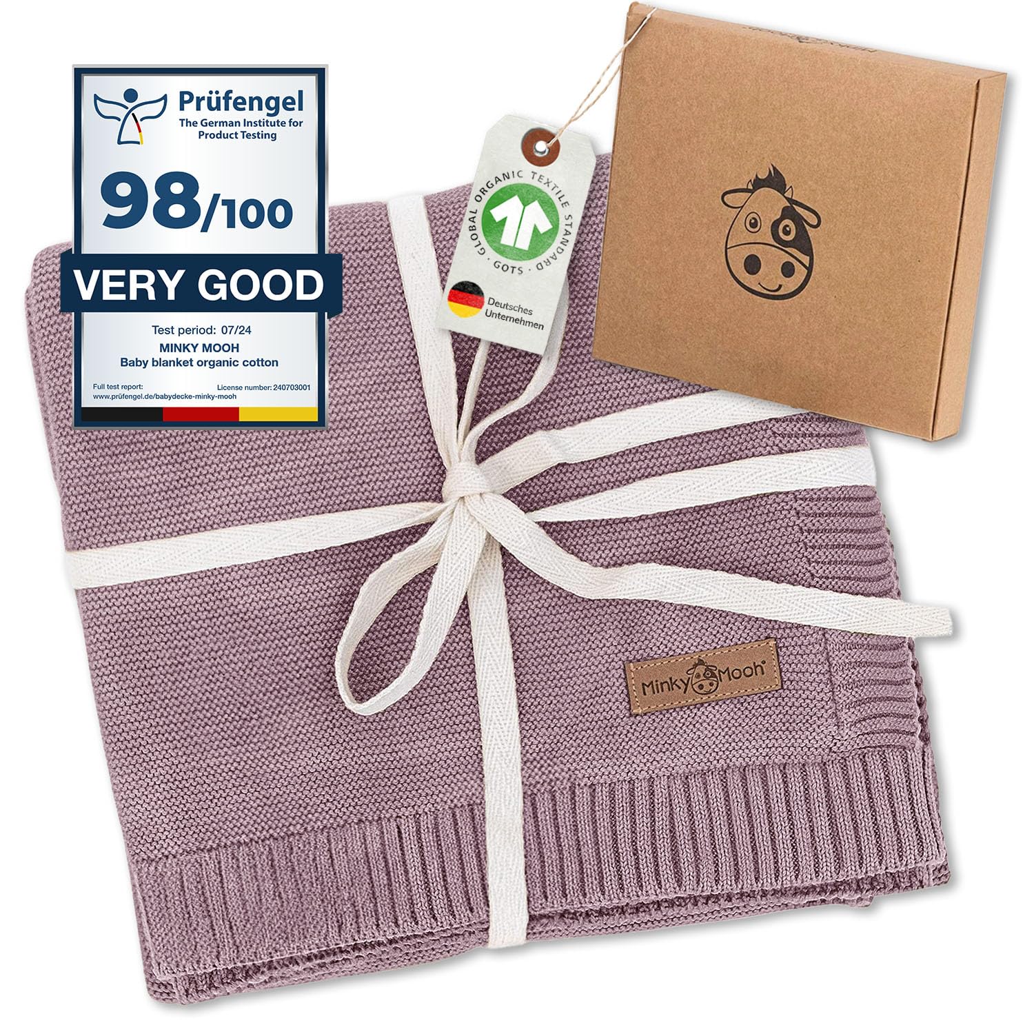 Couverture pour bébé douillette pour envelopper d'amour votre nouveau-né