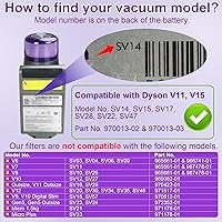 Vista 3 de Lemige Paquete de 3 filtros de vacío compatibles con Dyson V11 Origin V11 Torque Drive V11 Animal V11 Complete V11 Extra V15 Detect V15s Detect V15s