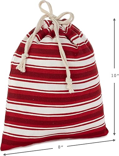 Miniatura 4 de Hallmark Set de bolsa de regalo de Navidad con jareta con cordón