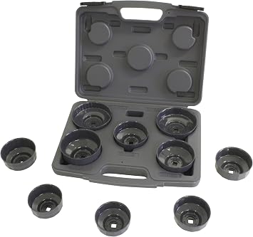 Lisle 61450 H.D. End Cap Wrench Set, 10pc.