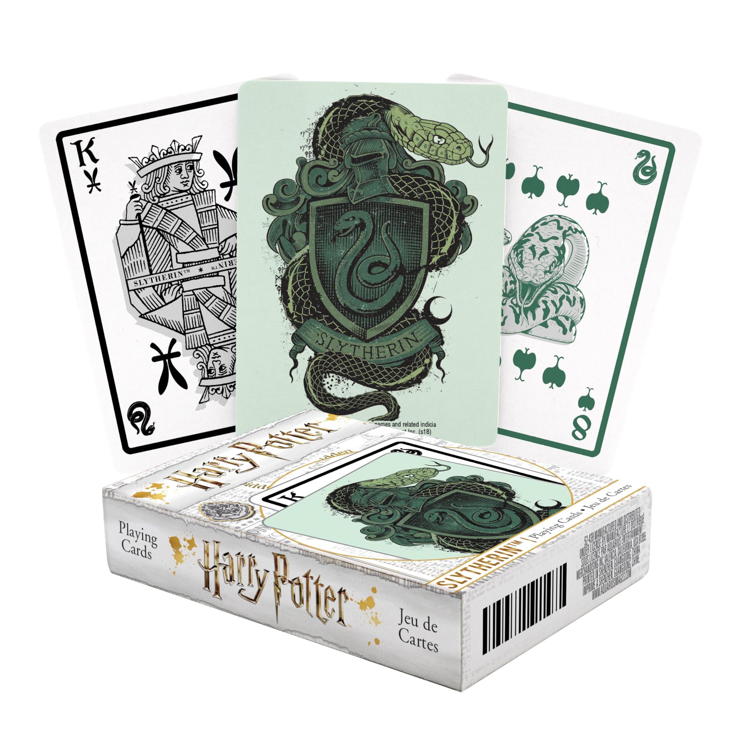 Amazon.com: Aquarius Harry Potter Playing Cards - Slytherin Themed
