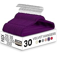 Utopia Home, Confezione da 30 grucce in velluto