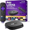Roku Ultra LT 4KHDRHD Streaming Player with Enhanced Voice Remote, Ethernet WPremium 6FT 4K Ready HDMI Cable & 64GB MicroSD for Faster Channel Loading US Version