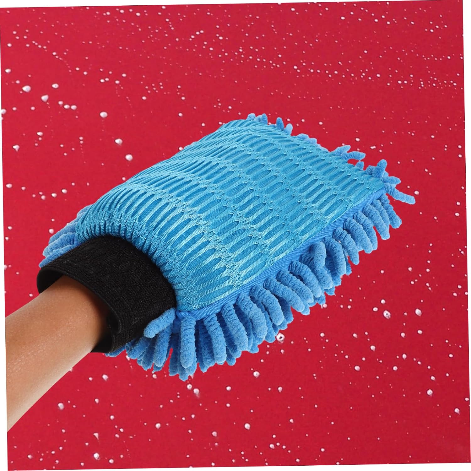 Car Washing Mitt Multi-use Chenille Microfiber Glove for Vehicle Cleaning and Absorbent for Cars Furniture and Appliances