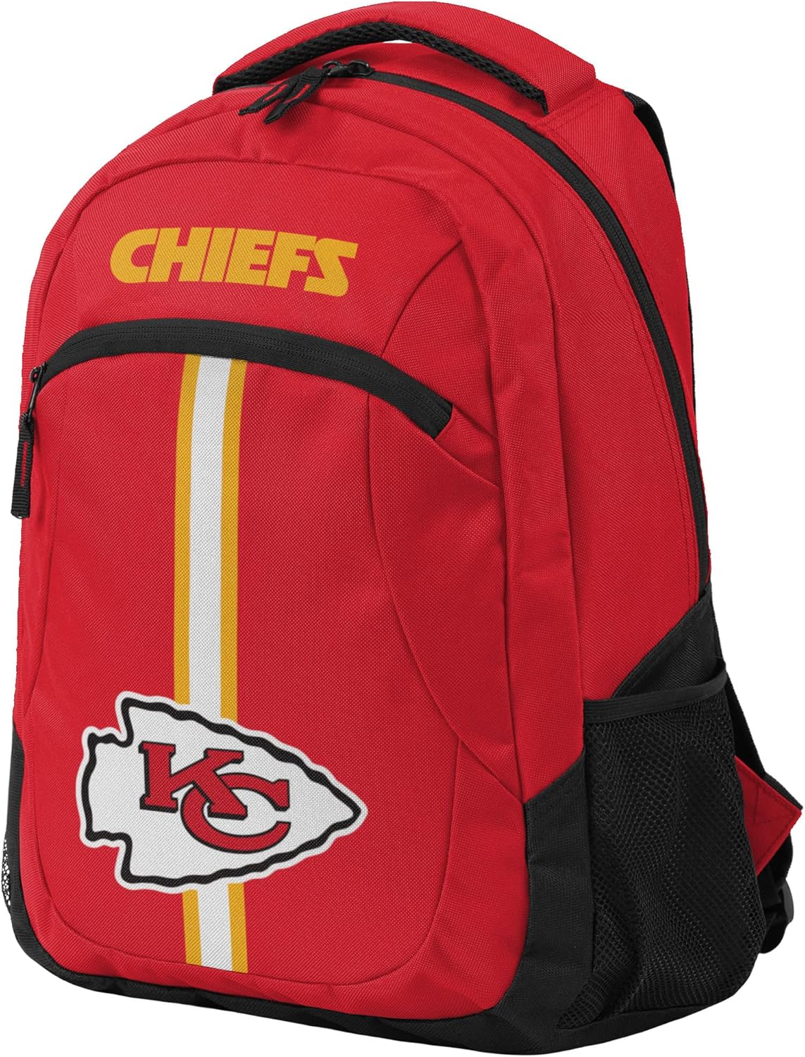 FOCO Kansas City Chiefs NFL Action Backpack and Floral Boonie Hat Bundle