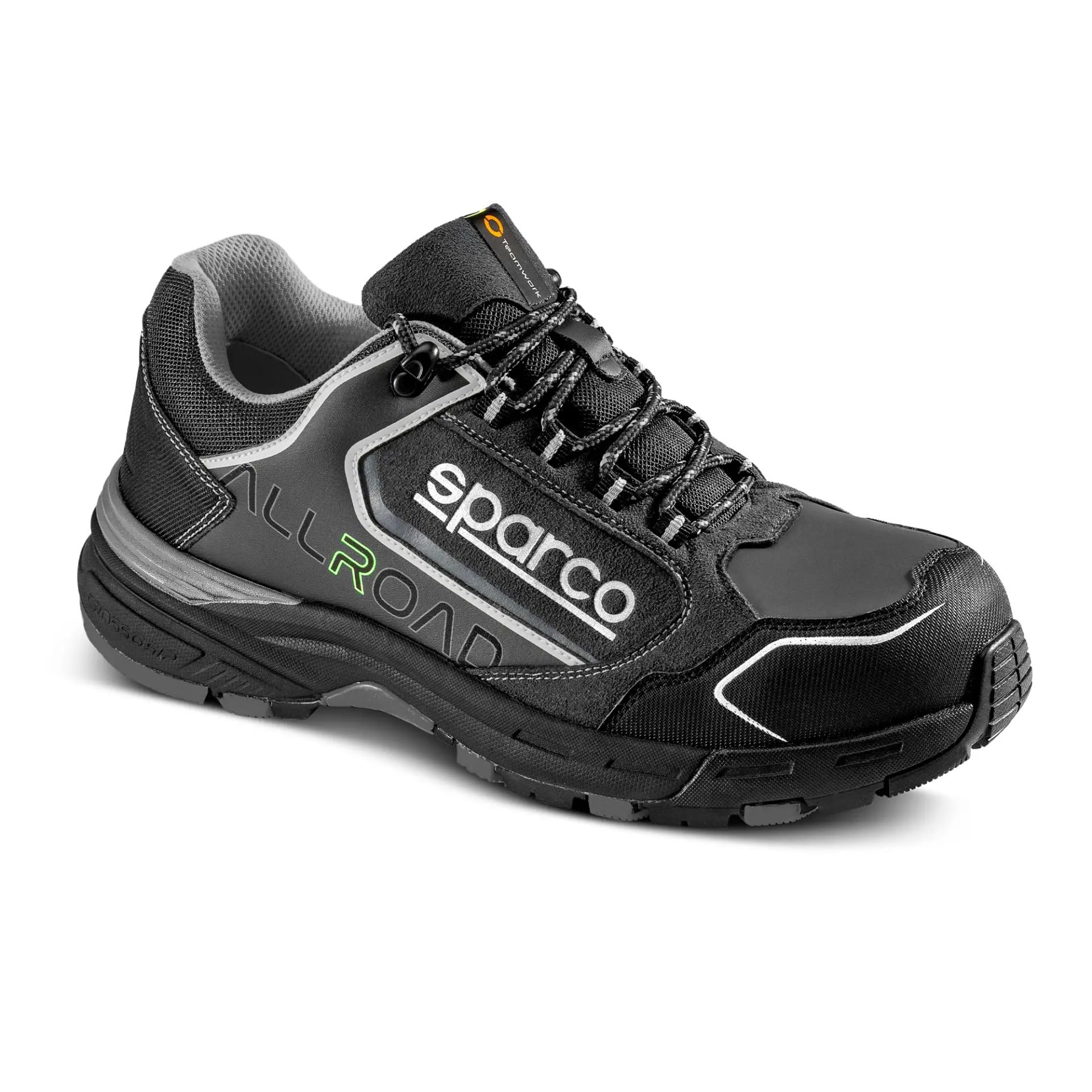 sparco ALLROAD Safety Work Shoes S3 SRC Black-Green Fluo