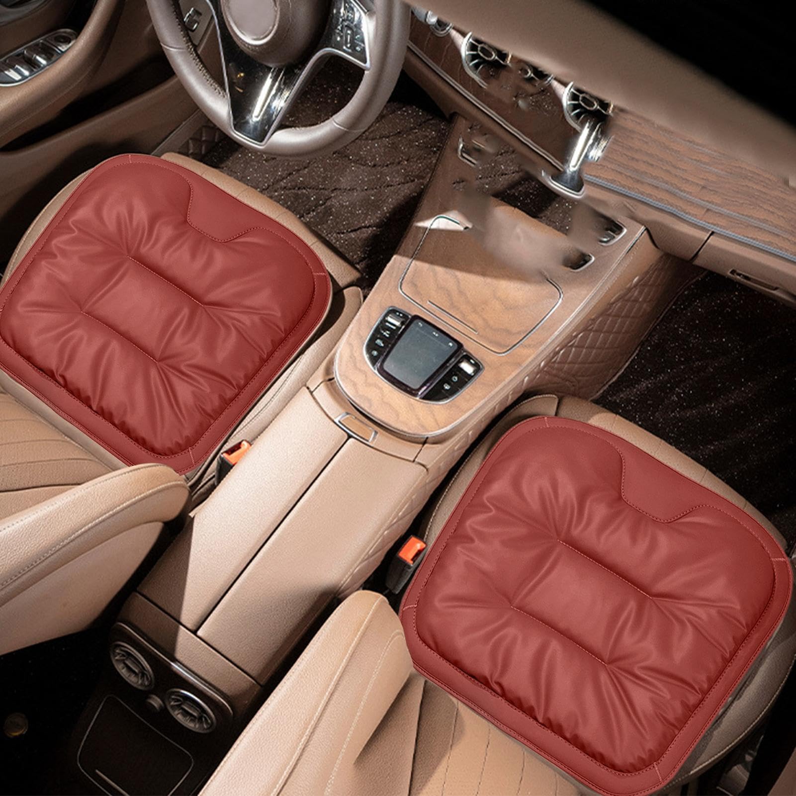 Cojines Asiento Coche Para Conducción Almohadilla Ergonómica Suave de