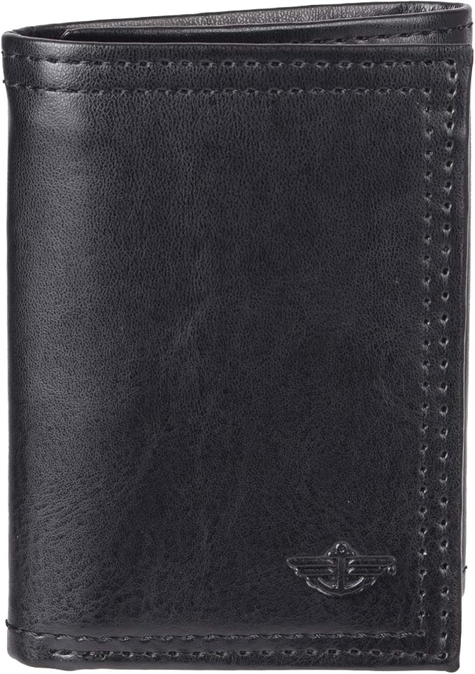 Amazon.com: Dockers cartera triple con bloqueo RFID para hombre, talla  única , Negro : Ropa, Zapatos y Joyería