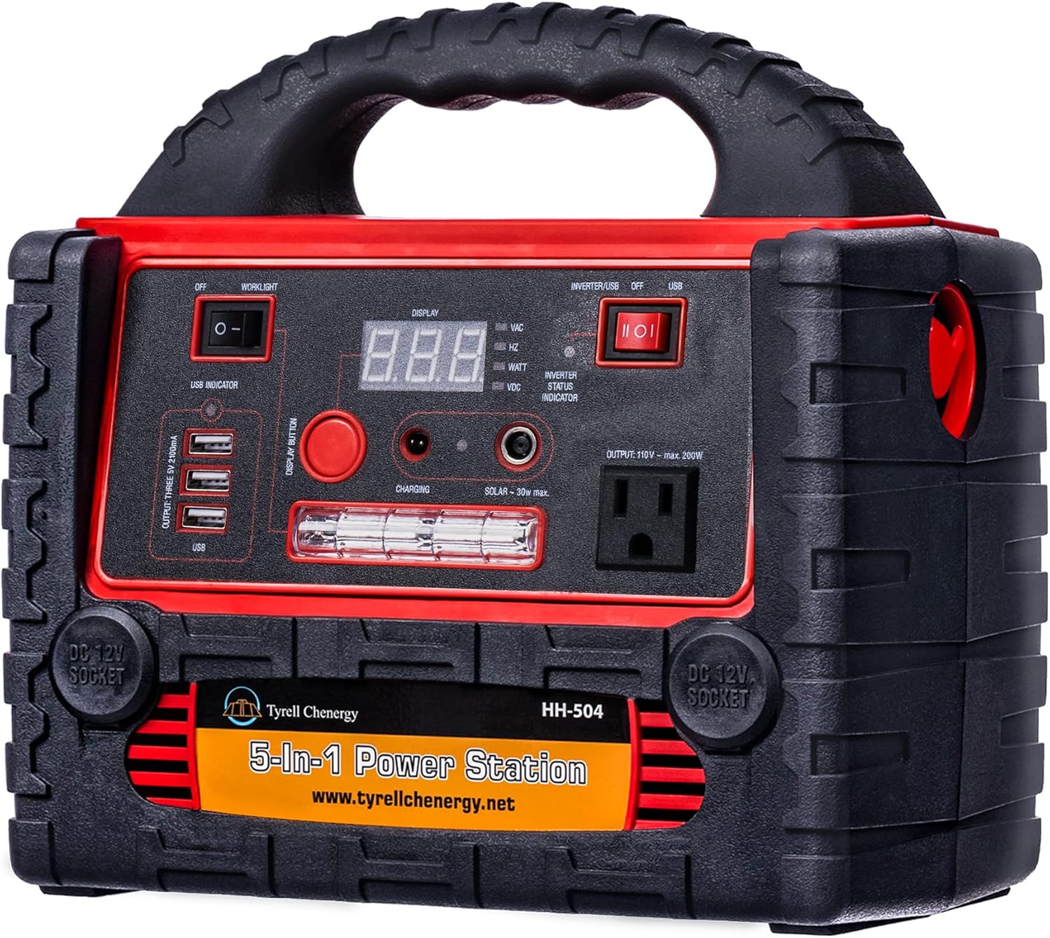 Buy Tyrell Chenergy 200W Portable Power Station Solar Generator,400W