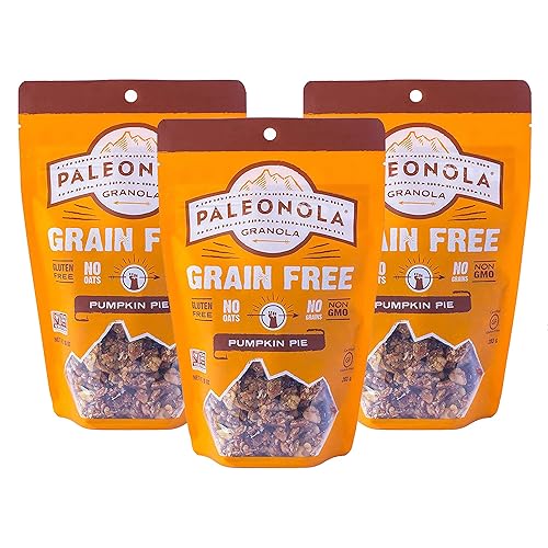Miniatura 8 de Paleonola Granola original sin granos, bolsa resellable de 10 onzas (paquete de 3) – Granola paleo de proteína sin grano mezclada con coco seco
