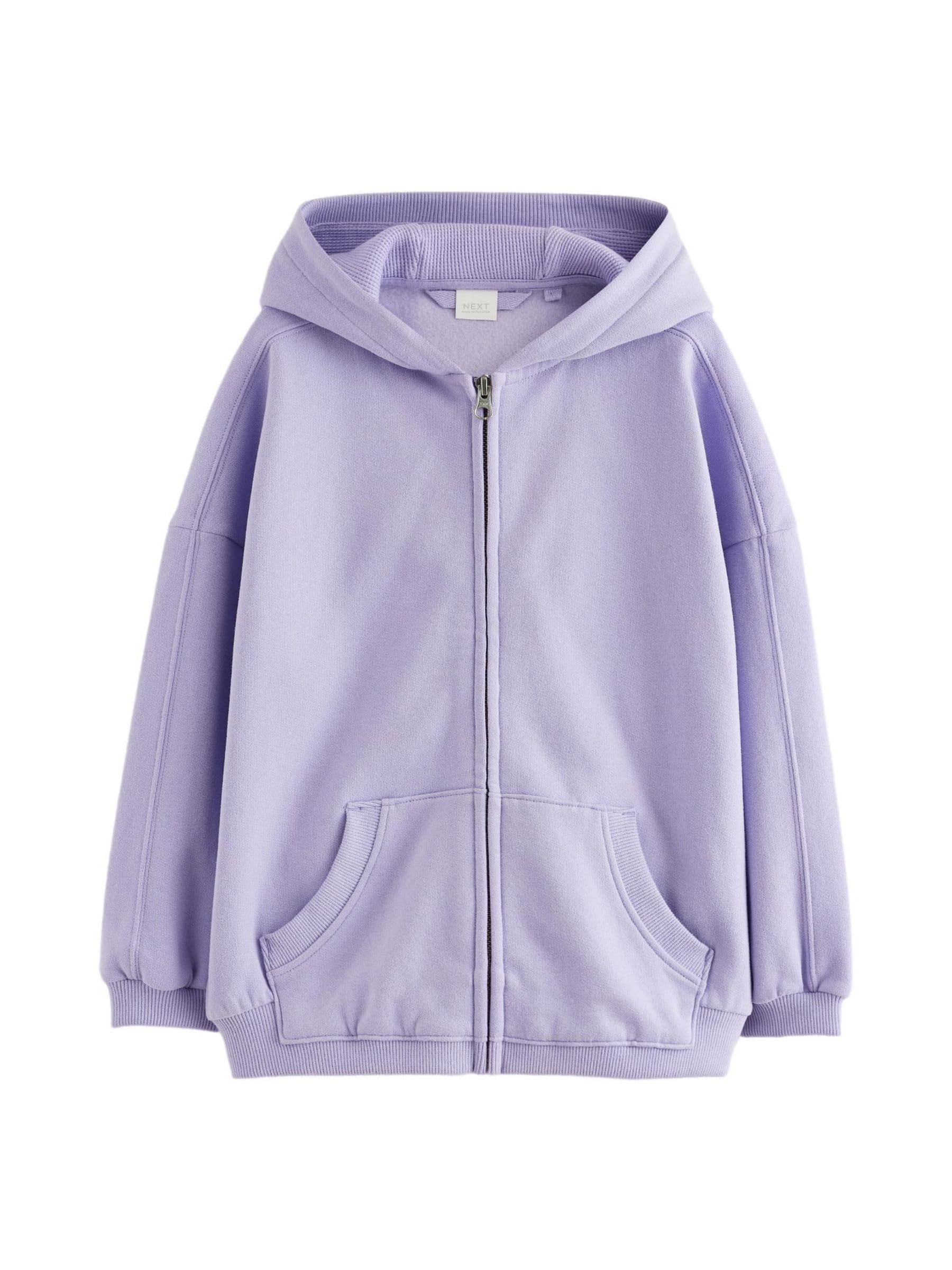 NEXT Niñas Sudadera con Capucha y Cremallera