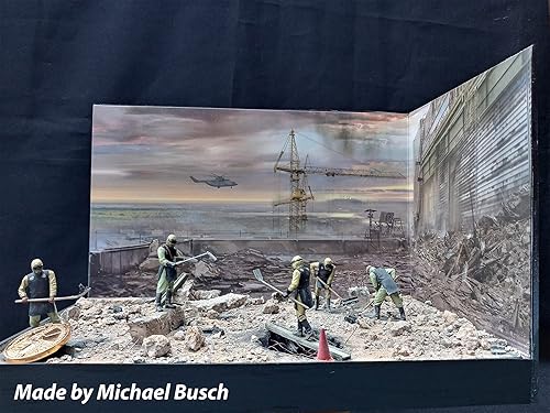 Miniatura 10 de ICM 35903 Figura de plástico Modelo Chernobyl#3. Limpiadores de escombros (5 Figuras) - Escala 1:35
