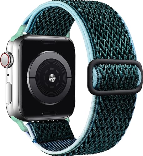 SAMYERLEN Compatible con la correa elástica de Apple Watch de 1.496 pulgadas, 1.575 pulgadas, 1.614 pulgadas, 1.654 pulgadas, 1.732 pulgadas, 1.772
