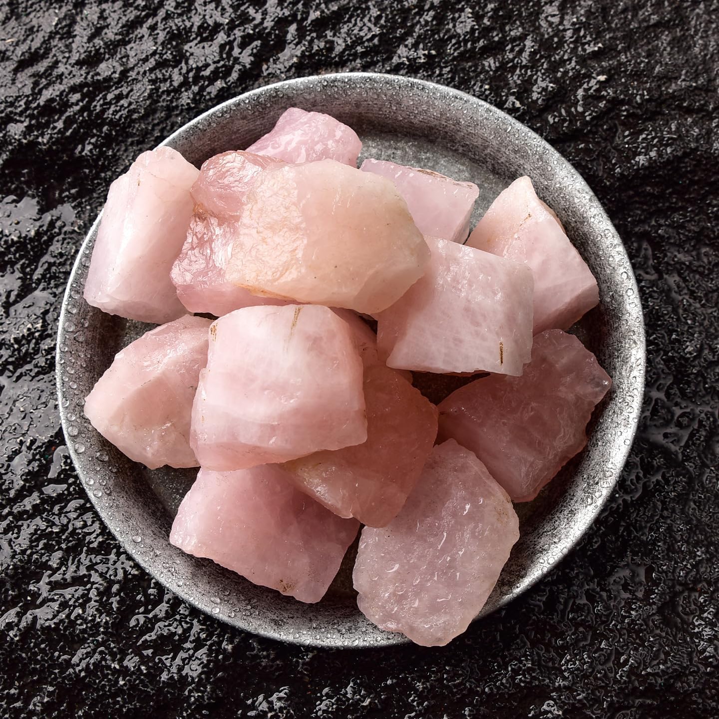 WHZHDMA Bulk Natural Crystal Rough Stone Natural Pink Crystal Crystal Rough Stone Aromatherapy Diffuser Stone Rough Ore Crushed Stone Crystal Ornaments Rocks Stones and Crystals