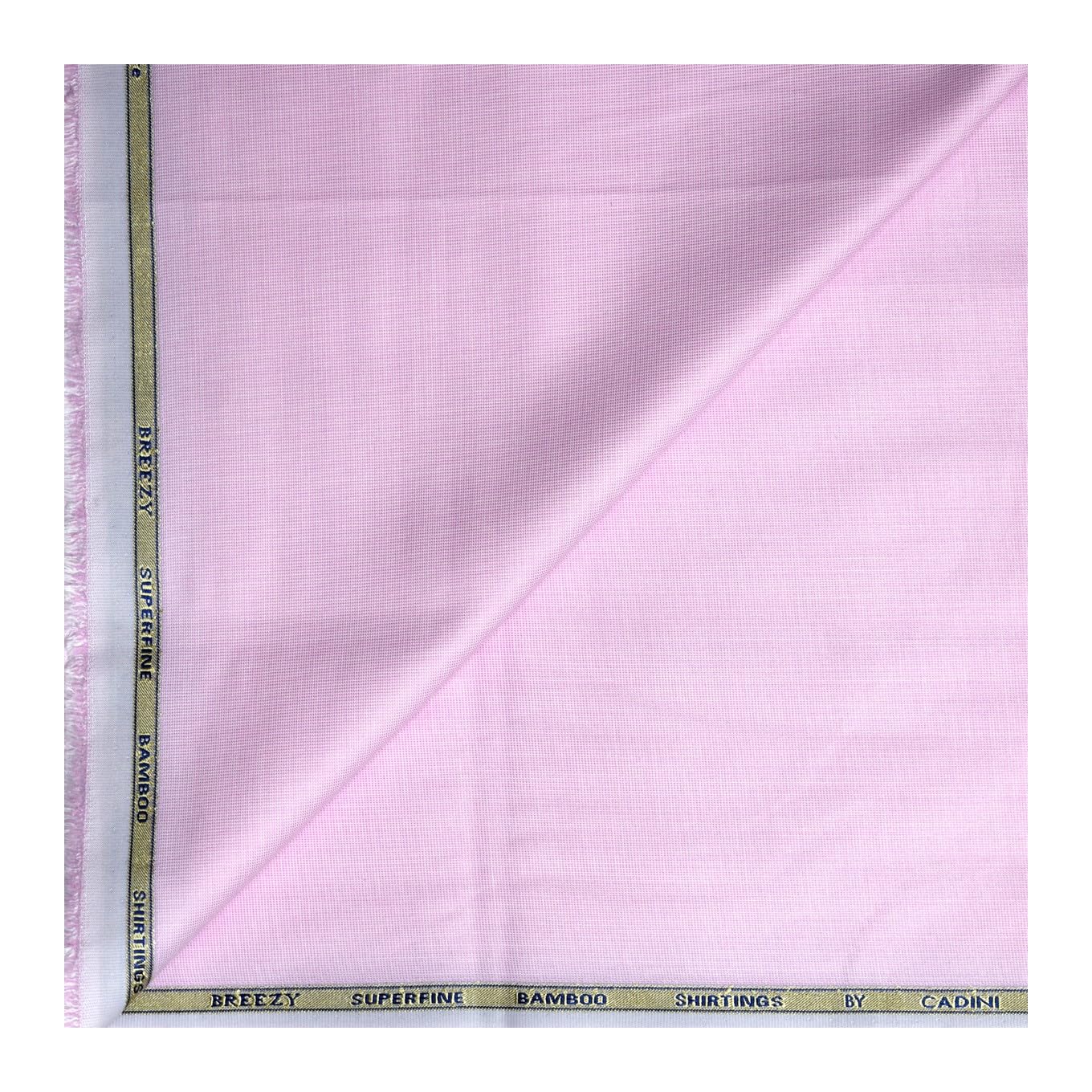 siyaram's Bamboo Giza Italian Collection With Anti-Bacterial Light Pink Self Design Unstitched Shirt Fabric - 1.60 meters.-picture-1