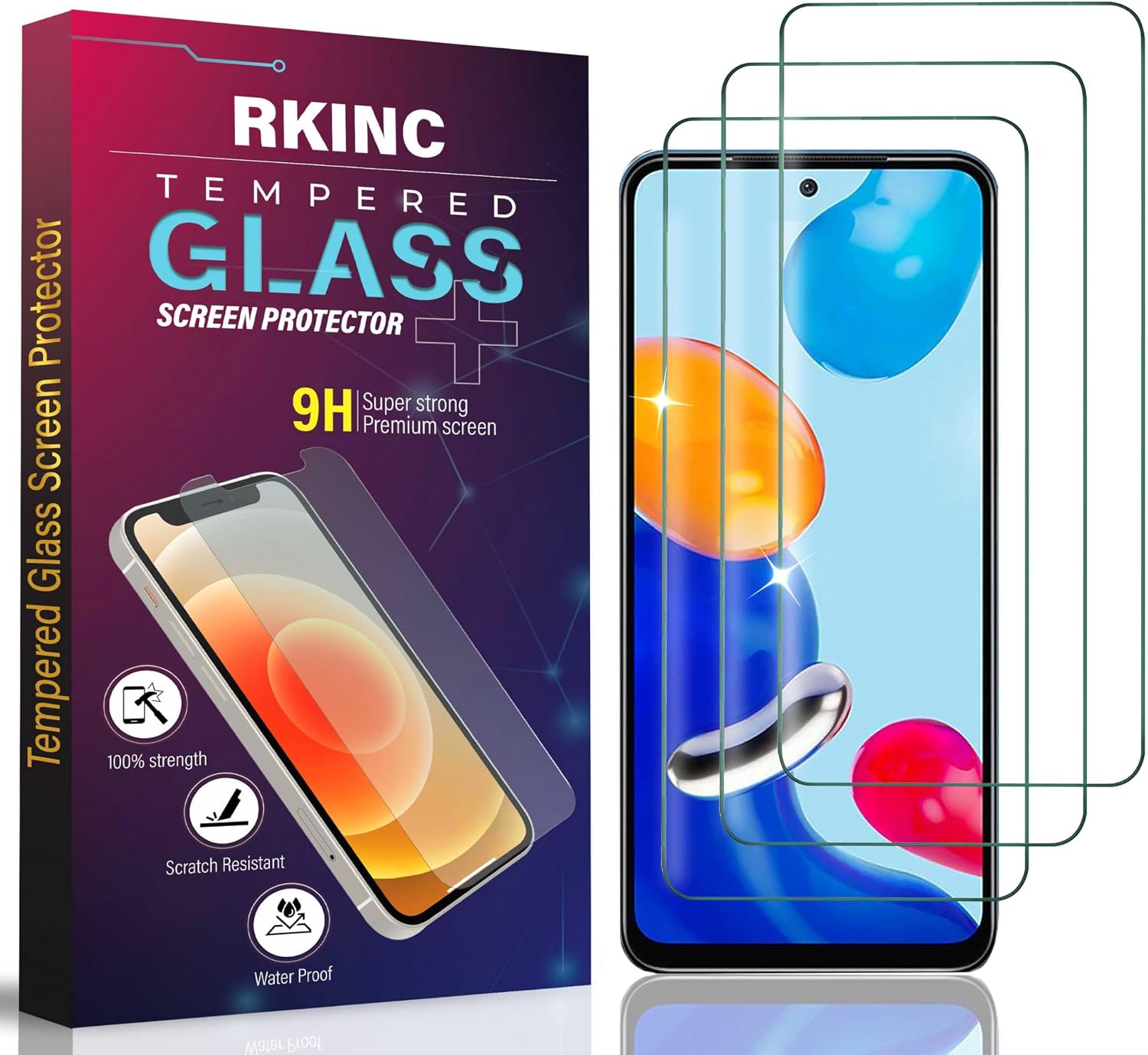SDTEK Proteggi Schermo Privacy Vetro Temperato Per Motorola Moto G54