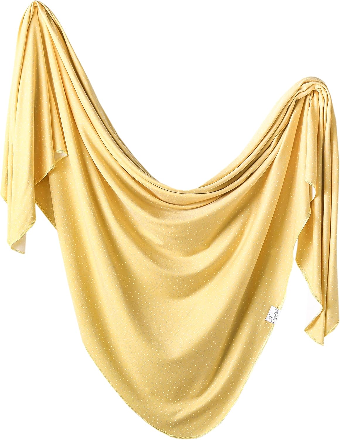 Copper Pearl Large Premium Knit Baby Swaddle Receiving Blanket Marigold