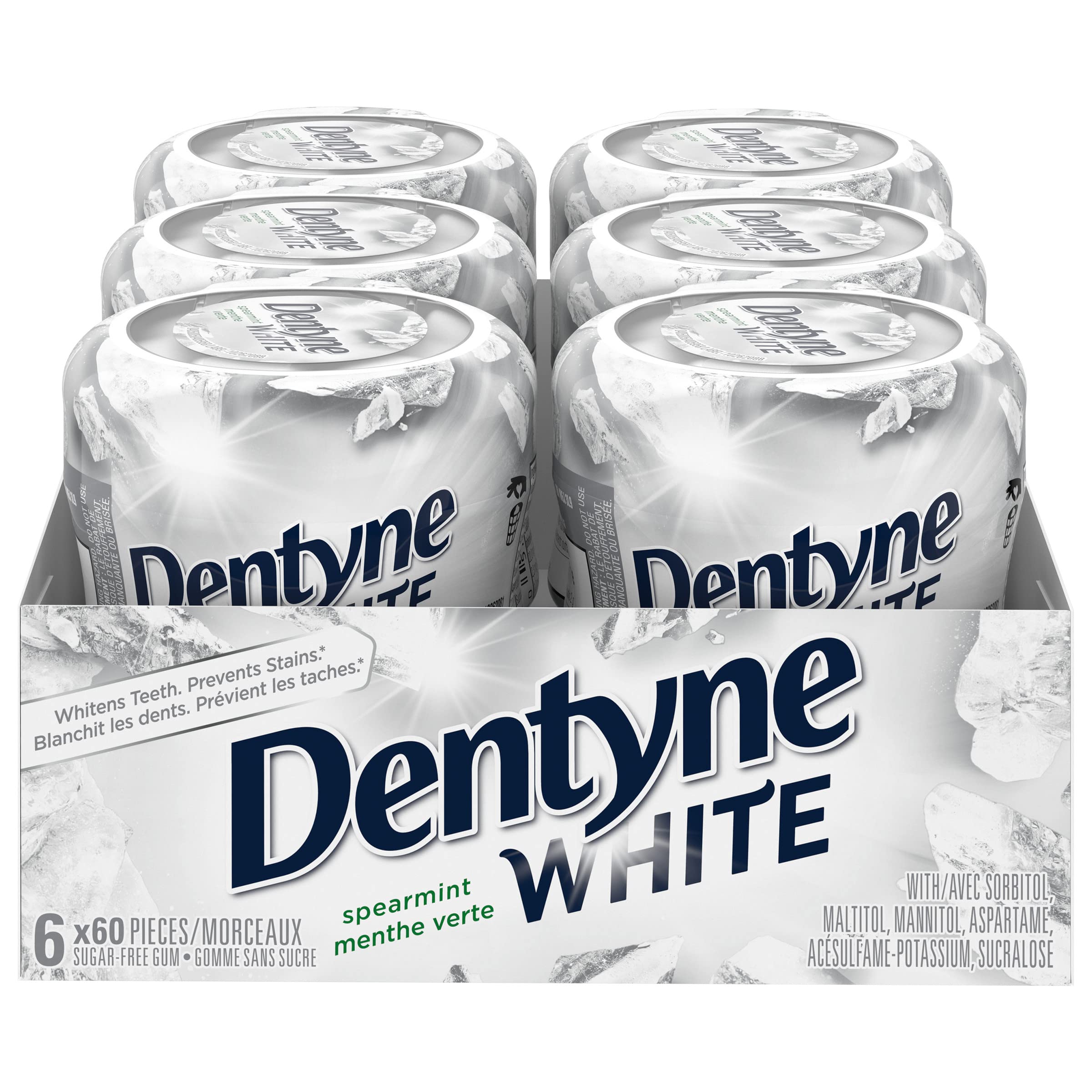 DentyneWhite Spearmint Bottle 6 Bottles