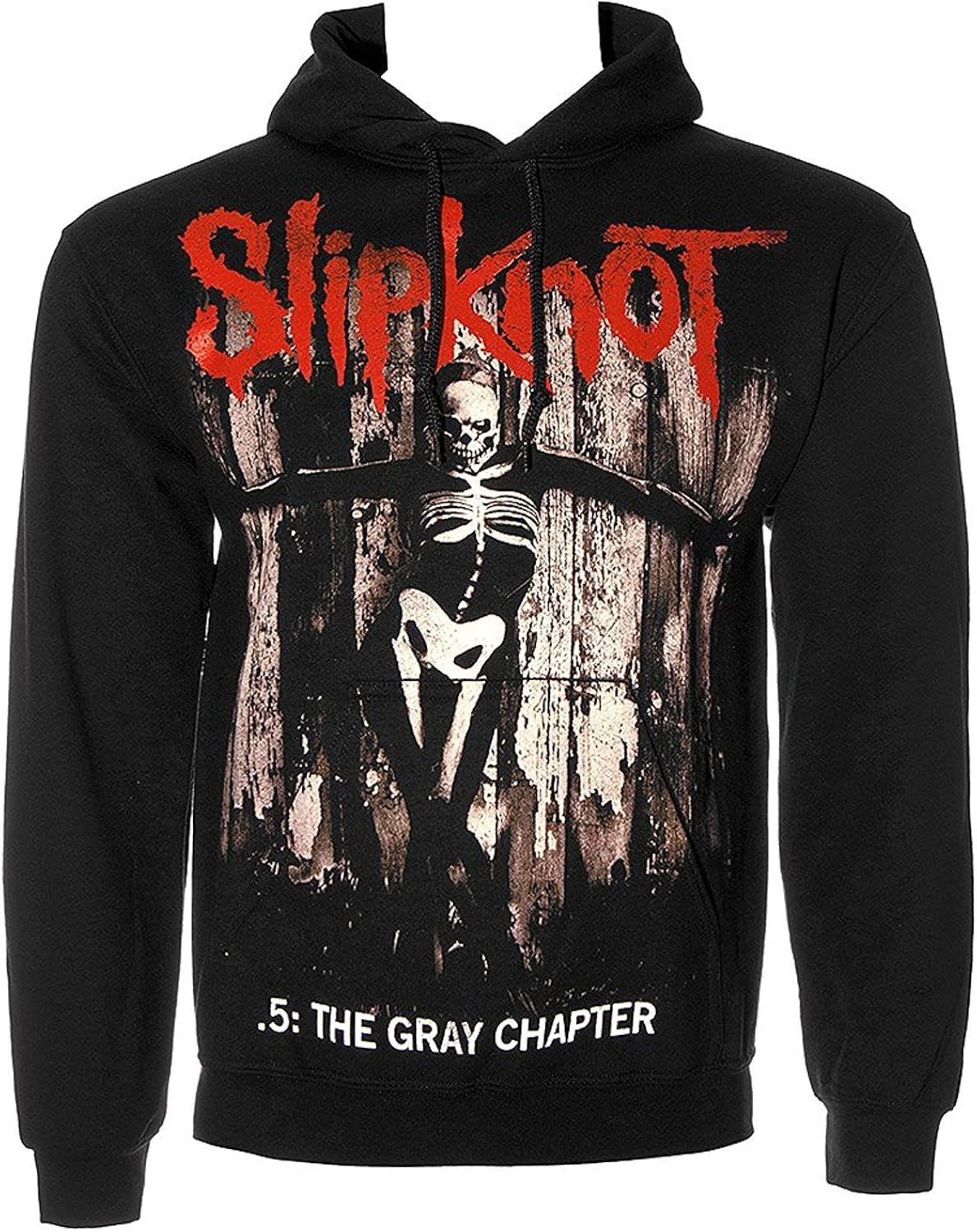 Slipknot con capucha parte superior .5el gris capítuloNegroLarge