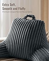 Vista 2 de Blissful Diary Reading Pillow for Sitting in Bed, Flannel Back Pillow Bed Sitting Up for Adult & Children, Backrest Cushion for Sit Up in Couch or