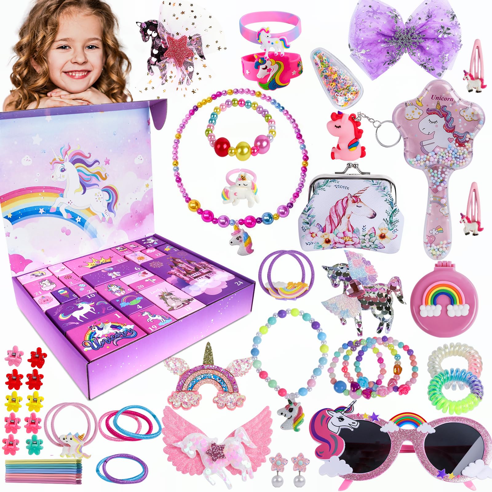 Amazon.co.jp: アドベントカレンダー 2024 女の子用 24日間の