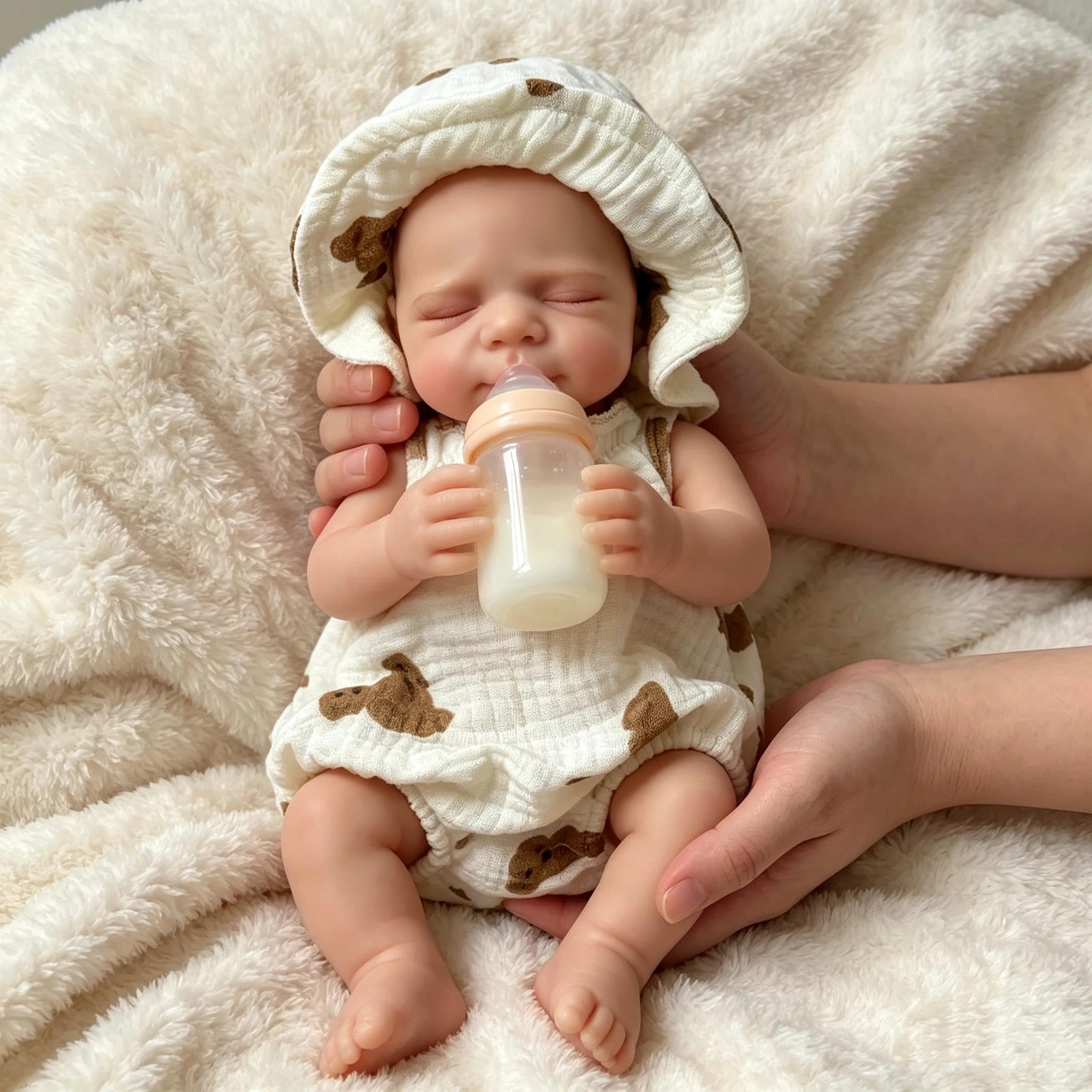Zero pam Reborn Baby Dolls Silicone Full Body,12 Inch Full Silicone Babies