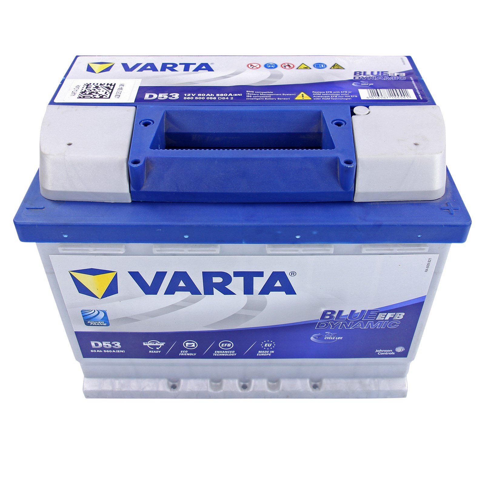 VARTA Blue Dynamic EFB D53 (560 500 056) 60AH + derecha