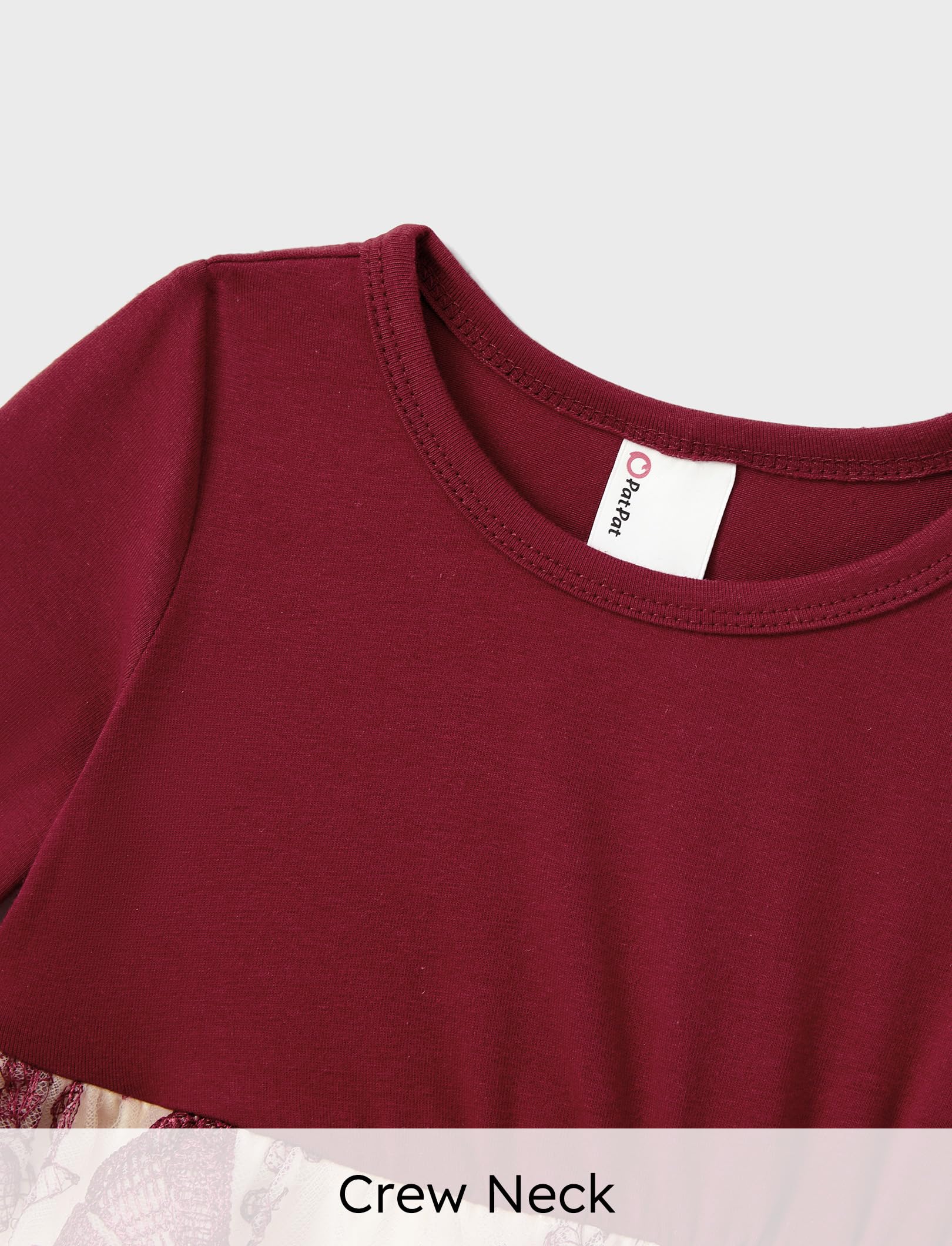 PATPAT Set di Abbigliamento per Famiglie a Maniche Lunghe, Look Partner, per Mamma, Figlia, Maglietta a Maniche Lunghe, per Mamma e Figlia, Abbigliamento per Autunno e Primavera, Uomo e Ragazzo