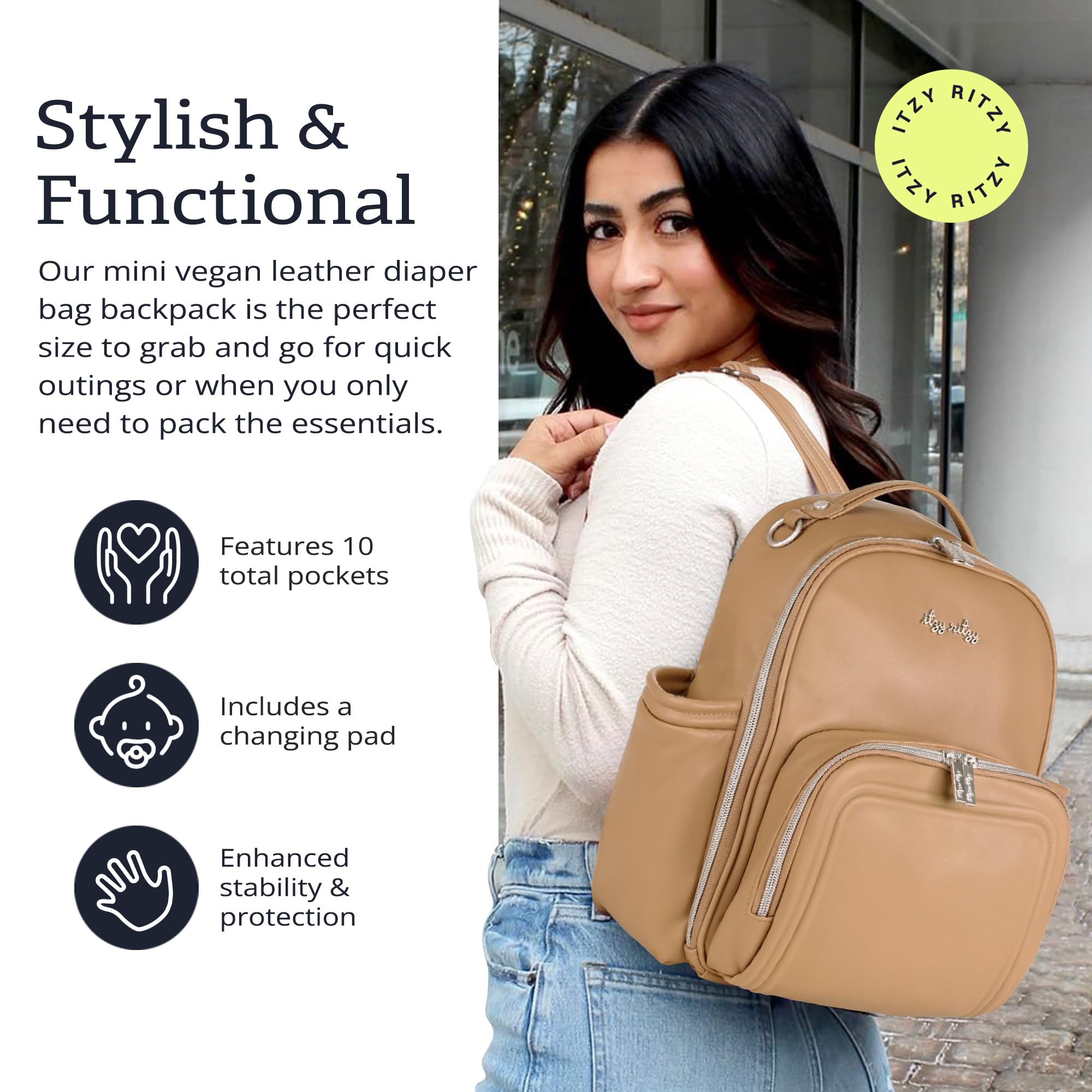 Itzy Ritzy Mini Plus Sac à langer pour bébé fille