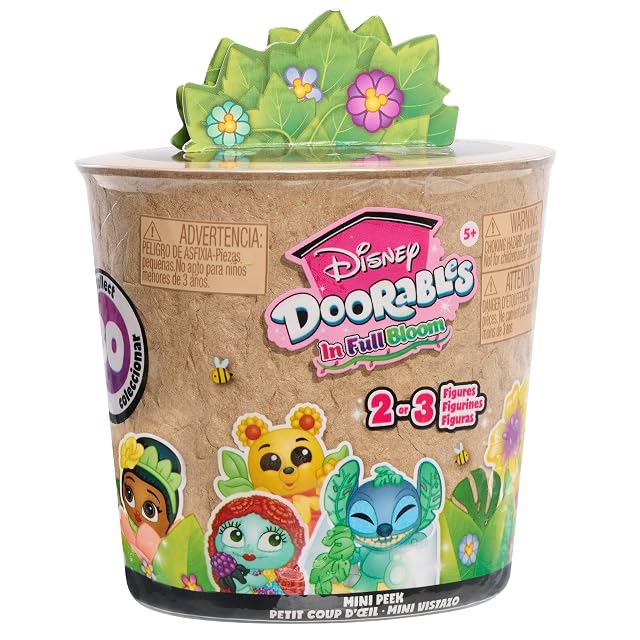Disney Doorables Mini Peek Florecer, Figuras Coleccionables de 4 cm, Juguete para Coleccionistas, Niñas y Niños a Partir de 5 Años, de Just Play
