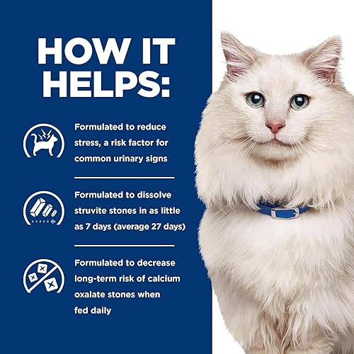 Miniatura 7 de Hill's Prescription Diet CD Multicare Stress Urinary Care - Alimento enlatado para gatos con pollo y verduras, 2.9 onzas, paquete de 24 alimentos